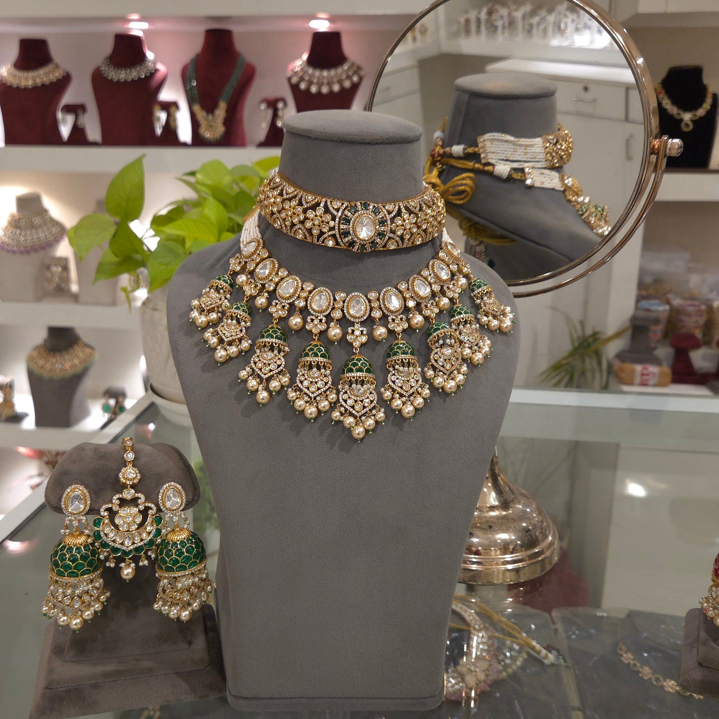 Indraya Polki bridal set