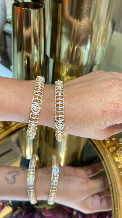 PAHELI DIAMOND BANGLES (WITHOUT LOCK)