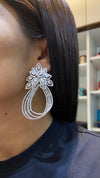 Long cocktail earrings