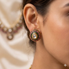 Meher Noor Polki Stud Earrings