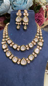 2  Liner Festive evergreen meena kundan polki necklace set