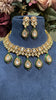 TEAR DROP POLKI KUNDAN NECKLACE SET