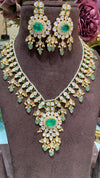 Royal Heritage Moissanite Polki necklace set