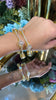 Daily wear cluster top gold design bangles  - PAIR