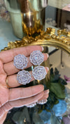 DUAL FLOWER EARRINGS