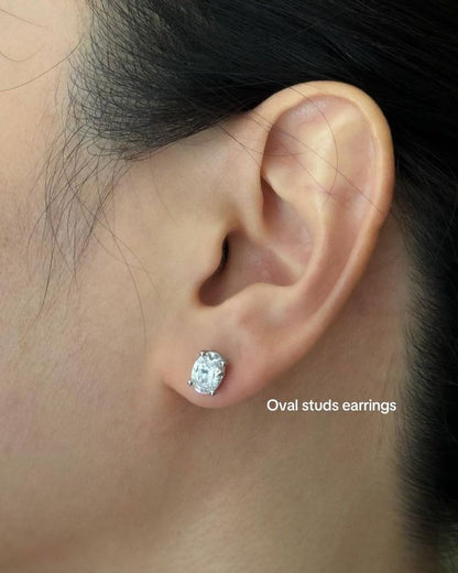 1.5ct OVAL SOLITAIRE EARRINGS (Copy)