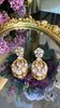 AHALYA MOISSANITE POLKI EARRINGS