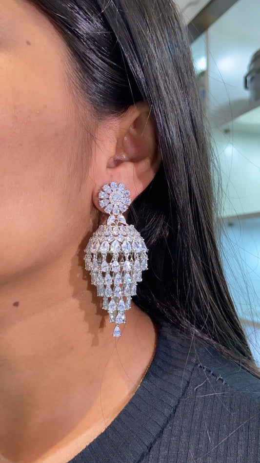 Chandelier diamanté Jhumkis