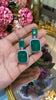 Square doublet earrings 💚