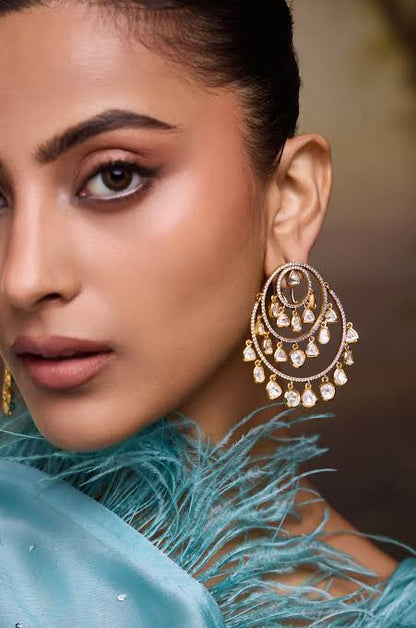 DANGLING CHAND EARRING - mini & large