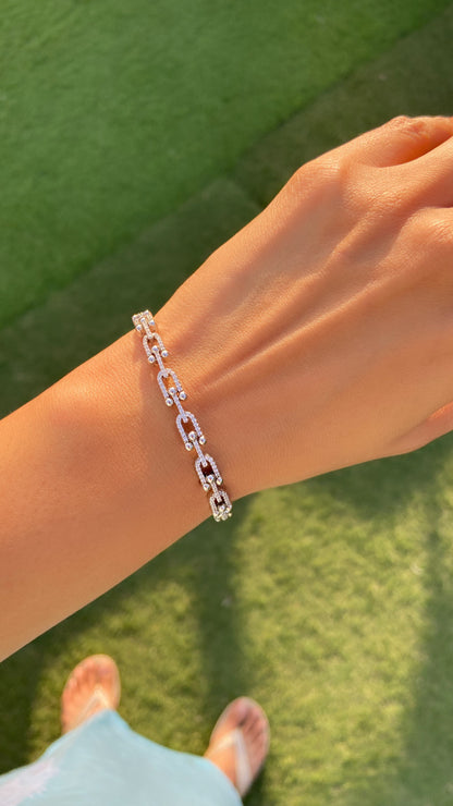 STIFF LINK BRACELET (Adjustable)