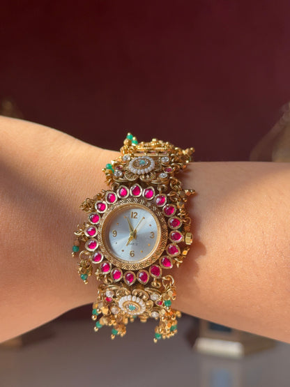 Mehak pearl Antique designer Watch Bracelet
