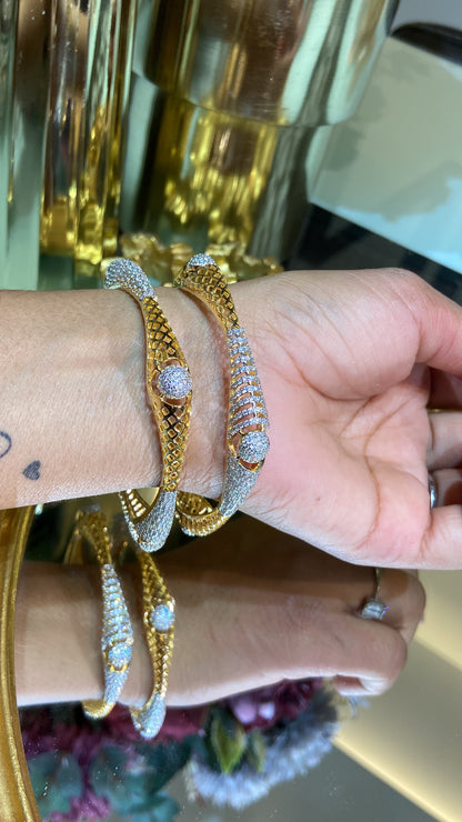 Square Diamond Bangles (Without Lock) 🪄