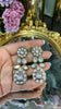 LONG KUNDAN POLKI EARRINGS