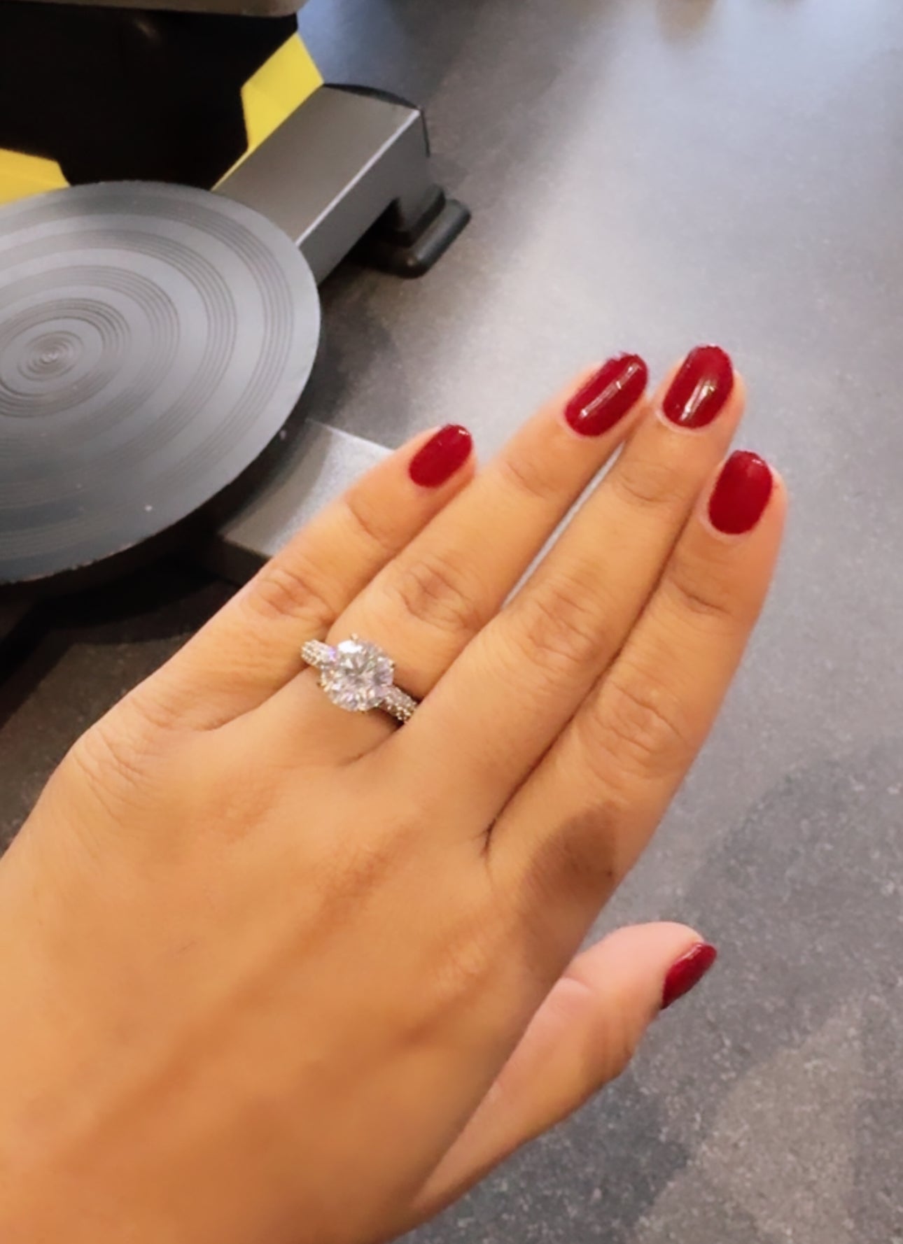 3ct Essential ring with support band (stackable)
