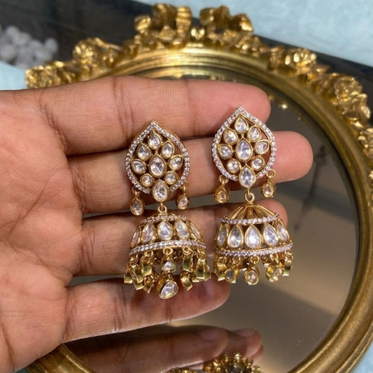 Kundan Jhumka Drops