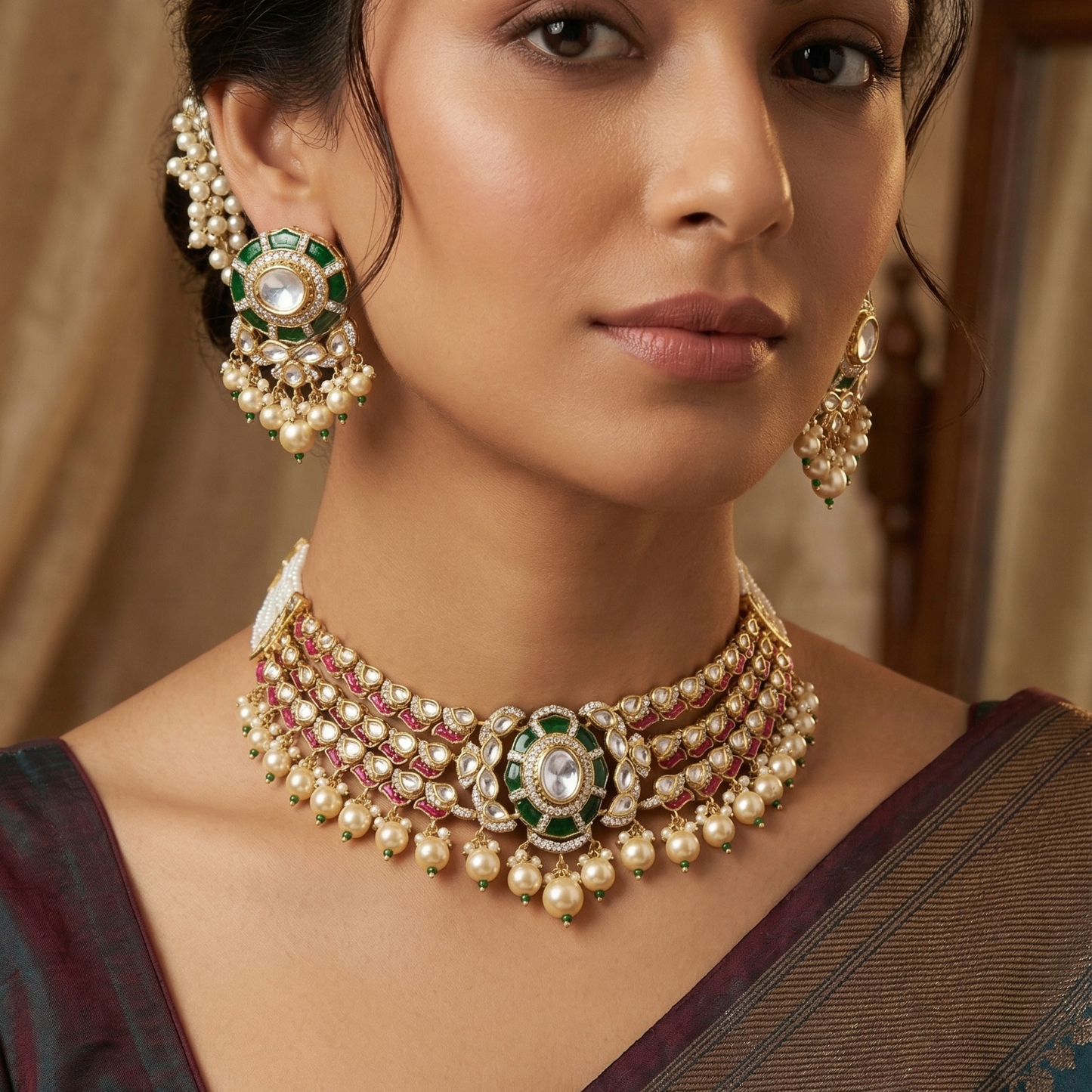 Vintage Rajwada Necklace set