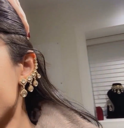 Polki ear cuff