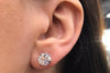 3 Ct screwback Solitaire Earrings (Get a FREE GIFT)