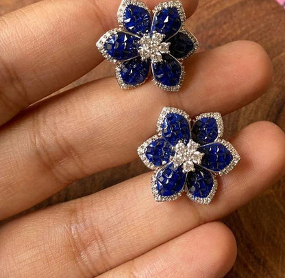 Diam Invisible setting earrings