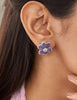 Diam Invisible setting earrings