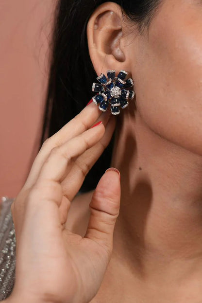 COLOUR Emerging Statement Diamond Studs