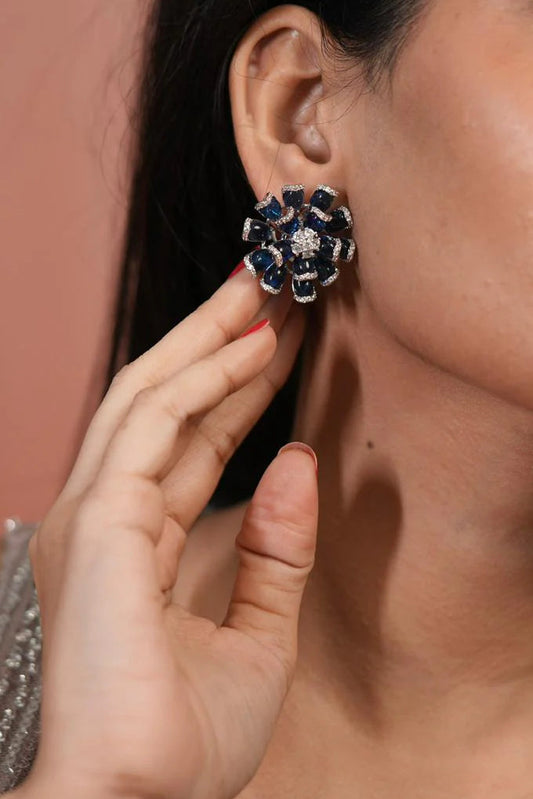 COLOUR Emerging Statement Diamond Studs