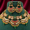 The Shahi Emerald Chandbali Set