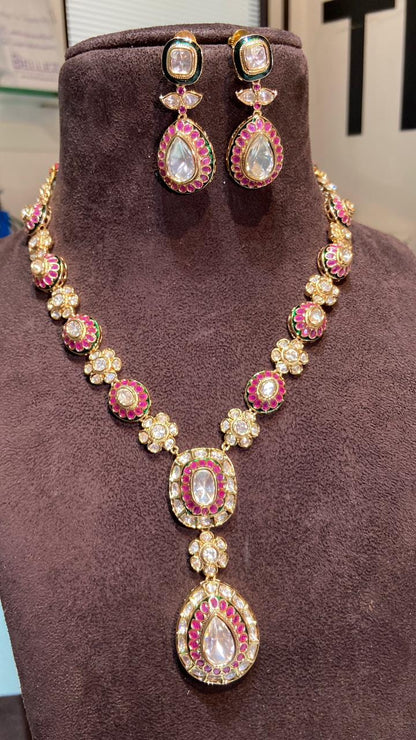 Meena polki long set