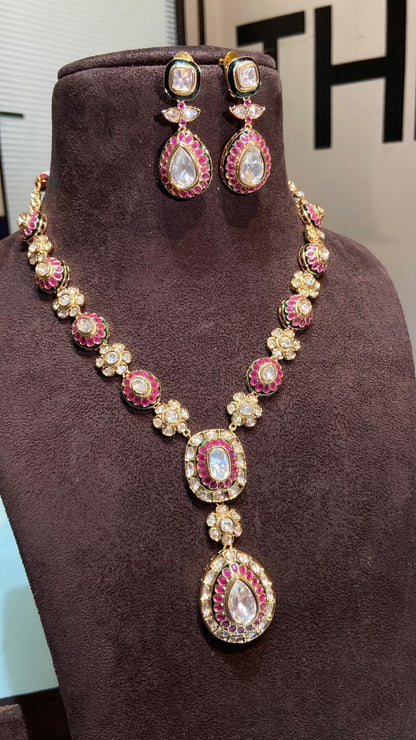 Meena polki long set
