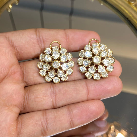 Layered flower polki tops