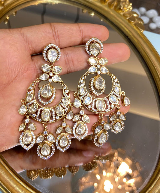 Amairaa Polki chandbali