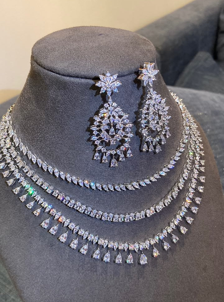 Zoya Triple-Layer Tiered Choker Set