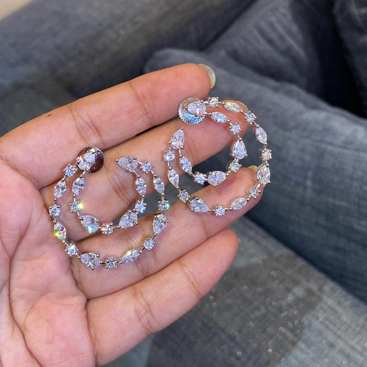 Double Crescent Hoop Earrings 🤎🤎