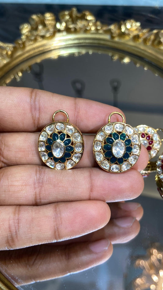 Meenakari Garden Stud Earrings
