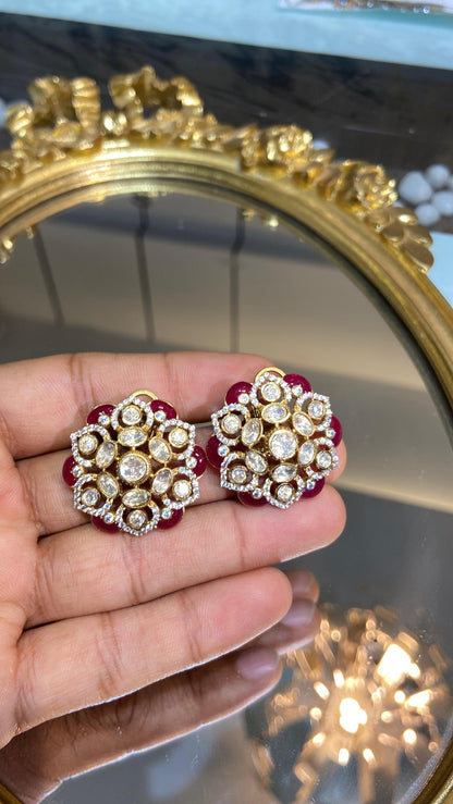 Royal Floral Mandala Studs