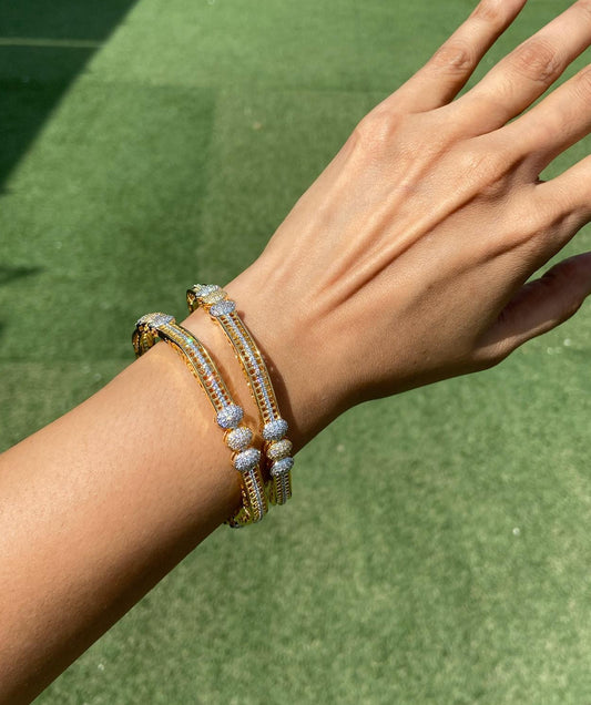 Anokhi square bangles - pair - not openable
