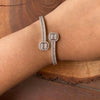 Criss Cross bracelet - openable
