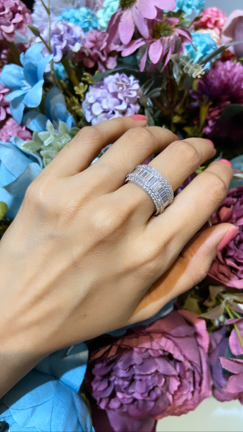 Baguette Eternity Band Ring
