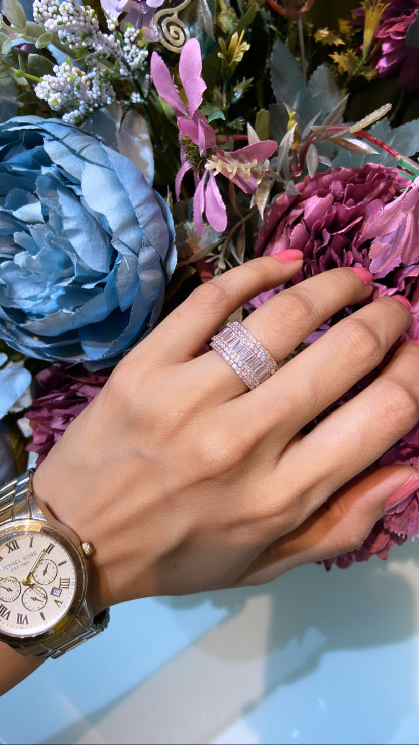 Baguette Eternity Band Ring
