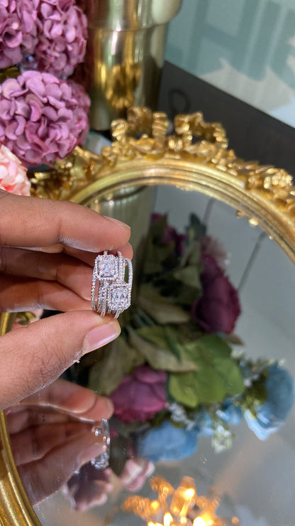 Best seller cluster setting liner ring (Get a Free Gift) 🩵🩵