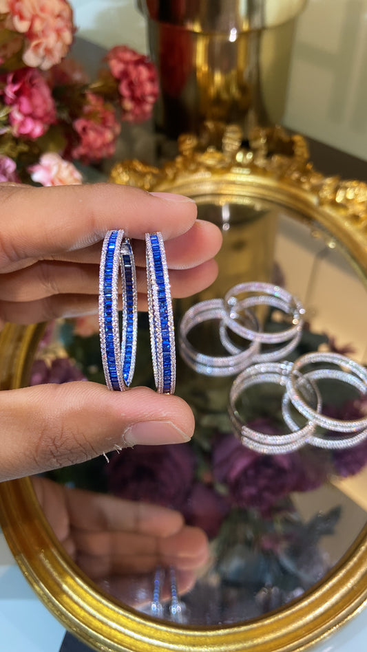 Colour Baguette hoops