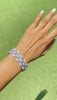 3 line Oval Tennis bracelet
