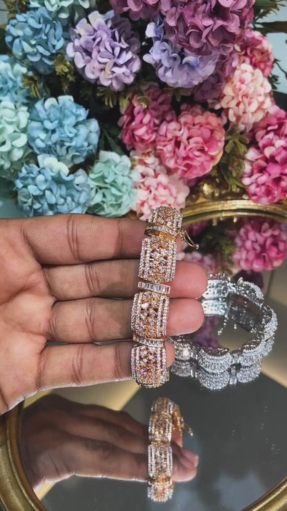 Diamond Gajra Kada/ Bracelet (single piece)