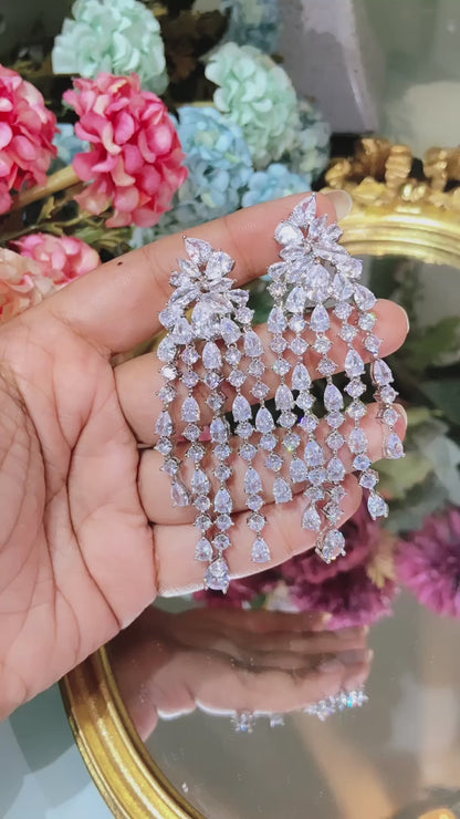 Evergreen Cocktail Chandelier earrings