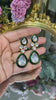 MEENA DROP KUNDAN POLKI EARRINGS