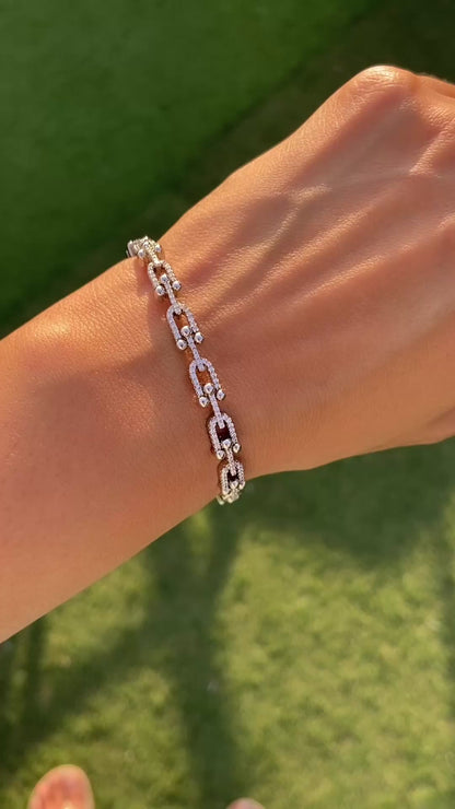 STIFF LINK BRACELET (Adjustable)