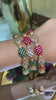 Festive Embedded Polki bracelet (Single)