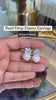 Pearl drop dainty earrings