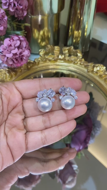 Pearl multi earring